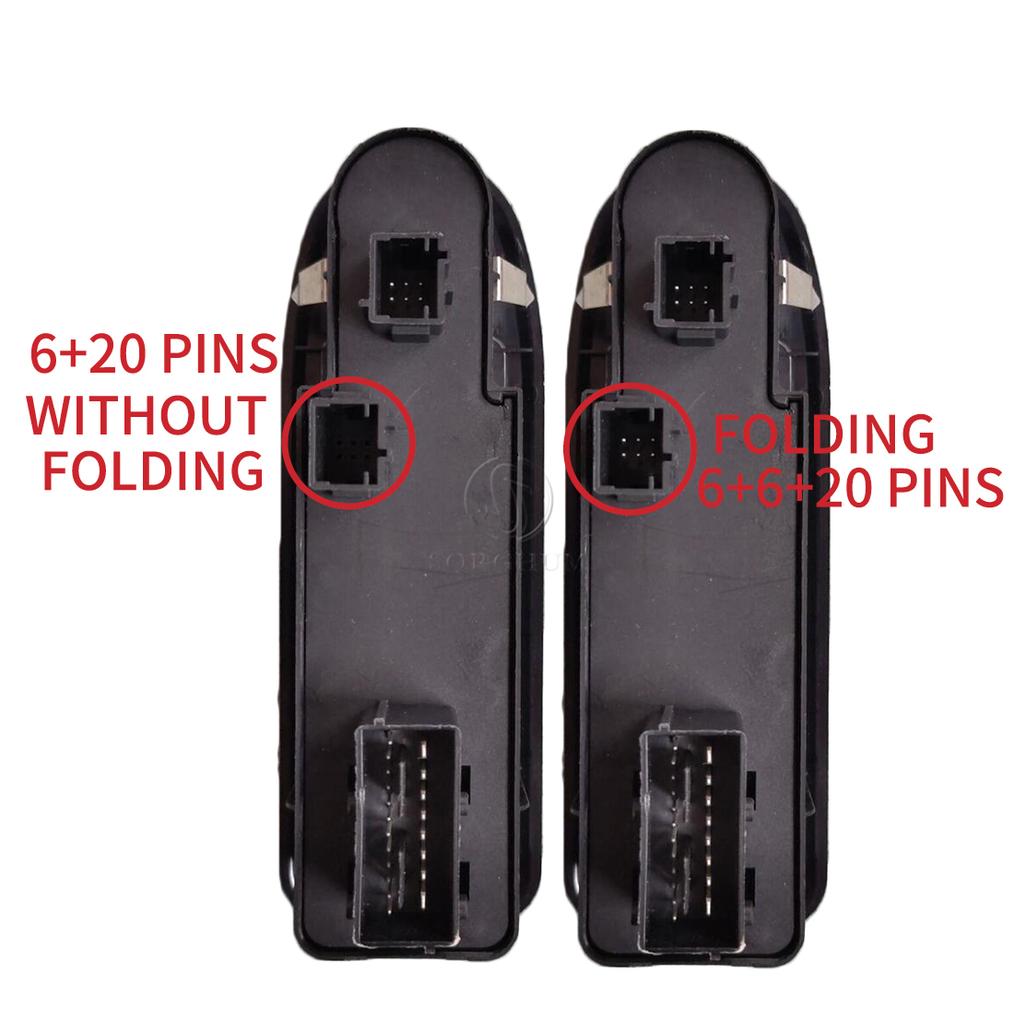 98054508ZD for 2007-2013 Peugeot 308 508 Automotive Parts Glass Lift Switch Control Button Panel Side Mirror Button Automotive Replacement Parts