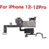 Динамик уха для iPhone 12 12 Mini Pro Max, слуховой динамик и датчик Face ID, датчик приближения, световой шлейф, сборка, замена