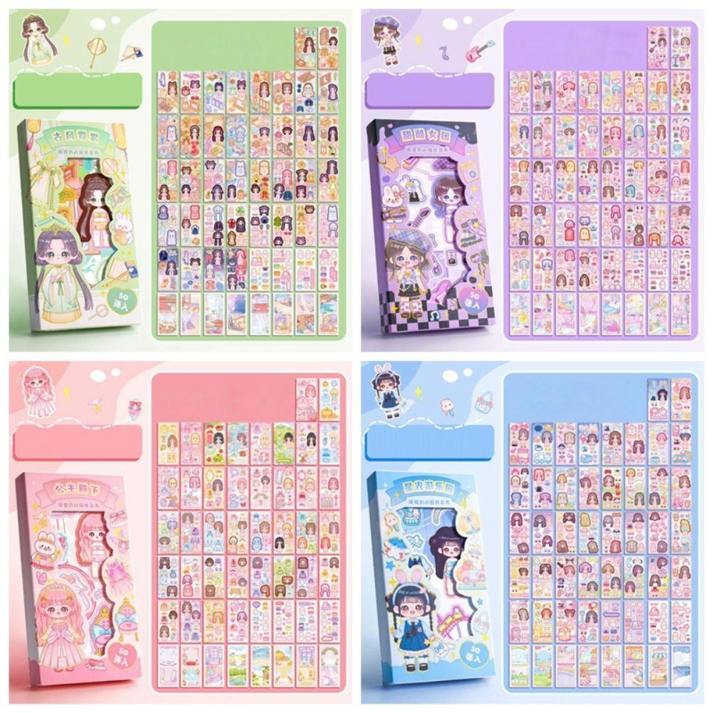 Раннее образование Наряд для переодевания маленькой девочки Наклейки Канцелярская наклейка Студент