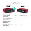 Focusrite Scarlett Solo USB-аудиоинтерфейс 4-го поколения для вокалистов и продюсеров. Высококачественная запись студийного качества. Все необходимое программное обеспечение.