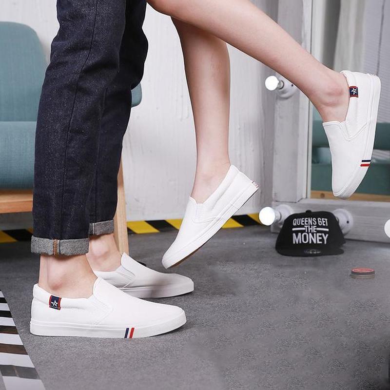 Мужская повседневная обувь Дышащая и легкая универсальная мужская парусиновая обувь Женская обувь для ленивых