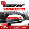 Подходит для автомобиля Новая Honda 2 шт. Автомобильная ПВХ Полоса Гоночные Полосы Наклейки на Зеркало Заднего Вида Для Honda Civic Accord CRV HRV Fit Jazz City Odys