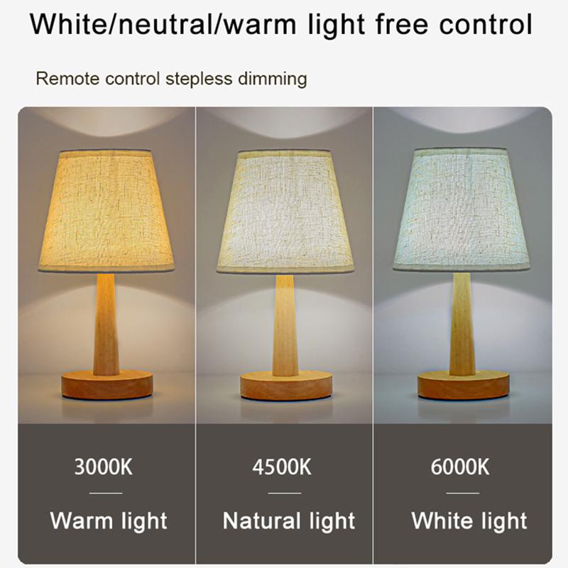 Светодиодная настольная лампа, внутреннее освещение для гостиной, спальни, прикроватная тумбочка, украшение рабочего стола, ретро-настольные лампы в японском стиле