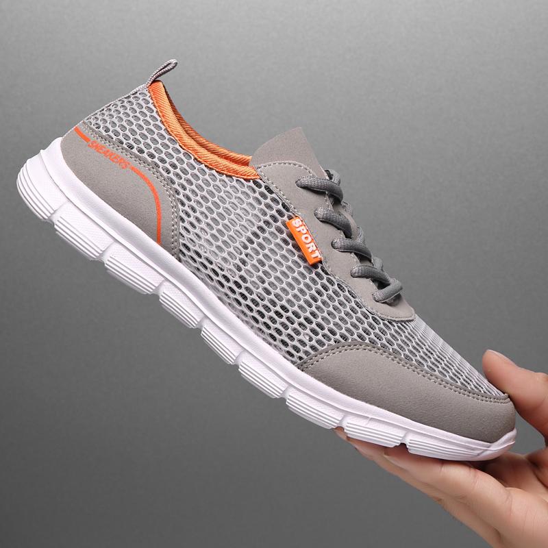 Lightweight Men Shoes Sneakers Summer Breathable Sneakers For Men Comfortable Sports Shoes
