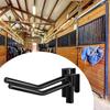 2 Pieces Horse Saddle Rack Organizer Removable Heavy Duty Stand Single Bar for Equestrian