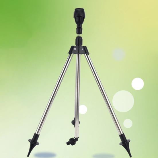 Вращающийся штативный дождеватель Автоматическое вращение на 360 градусов Регулируемая высота Двунаправленный полив Мелкое распыление Телескопический штативный дождеватель Сад