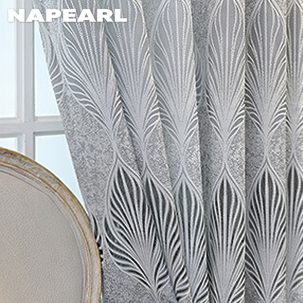 1 шт. NAPEARL 10-20% затемняющие жаккардовые шторы в европейском стиле для гостиной, спальни, домашний декор, 1 шт.