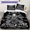 WU TANG Pattern Bedding uilt Set uilt Cover Pillowcase Home Decoration Birthday Gift (1 * duvet cover + 2 * pillowcase  without core)102