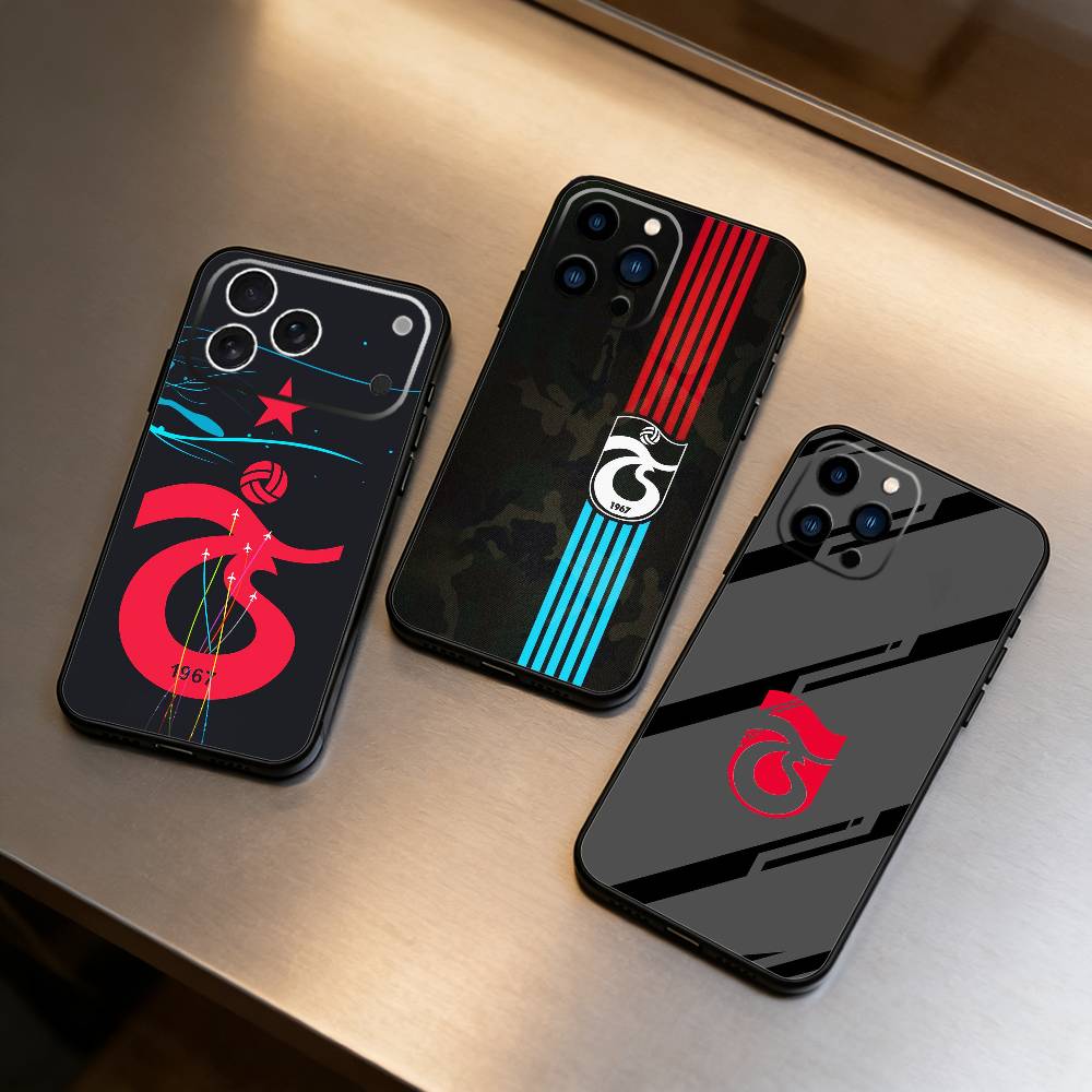 T-S Trabzonspor Phone Case For iPhone 16,15,14,13,12,17,Pro Max,Plus Silicone Black Case