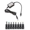 Кабель Type C - DC24V с набором сменных разъемов для совместимости с несколькими устройствами, шнур питания 120 см