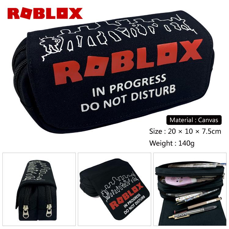 Виртуальный мир игры Roblox, периферийный пенал, пенал, рюкзак, холст, студенческий пенал большой емкости