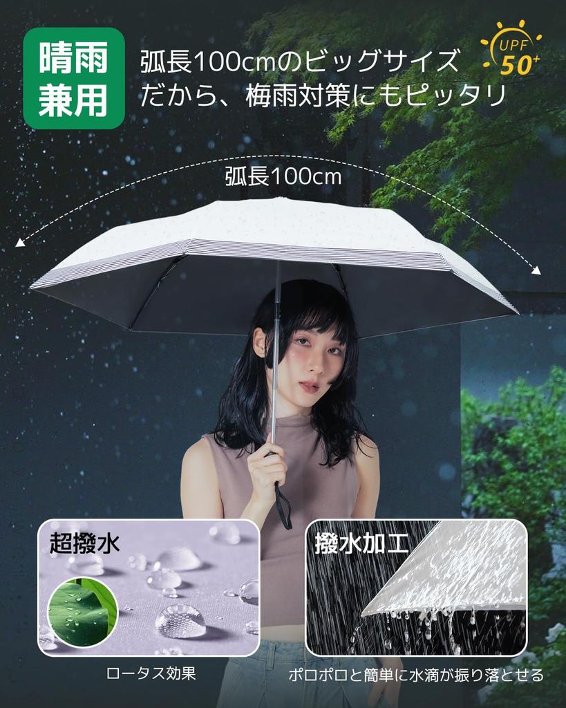 Полное затенение затенение как от солнца, так и от воды 1-го класса складной УФ складной дорожный женский женский [Новый выпуск] Зонт, легкий, 100% ставка, 100%