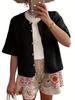 F 7701 3/4-Sleeve Knit Cardigan - New Trendy Design
