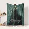 Custom Name Dark Sails Flannel Blanket Throw Blanket Soft Warm Sofa Bed home Decor Unique Gift