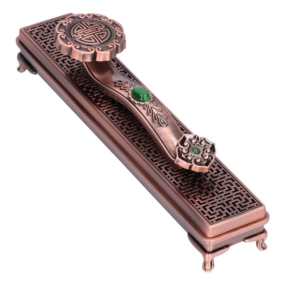Antique retro style Incense Box Ruyi appearance Stick Incense Holder  Sandalwood burning
