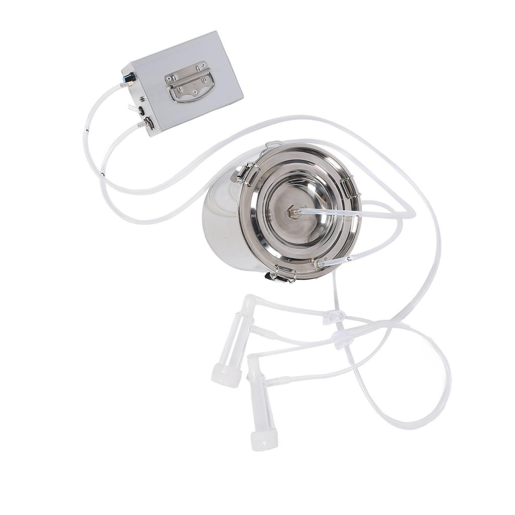 Доильный аппарат для коз 7 л портативный перезаряжаемый регулируемый всасывающий из нержавеющей стали автоматический