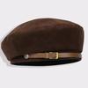 Autumn and Winter Original Design High Quality Beret Women's Shaped Belt Buckle Fashion Versatile Little Painter Hat Trendy