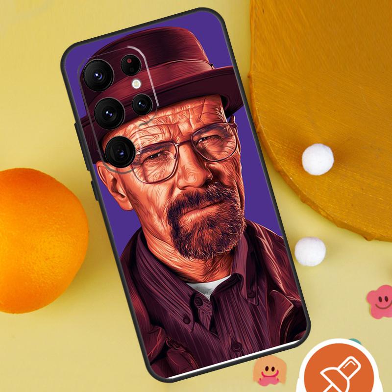 Чехол для телефона Хейзенберг из Во все тяжкие Для Samsung Galaxy S25 Ultra S24 S23 S22 Ultra S9 S10 S20 Plus S21 FE Чехол Funda