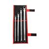 TONE Super Long Swing Neck Ratchet Wrench Set RMA400L Black (4 Pieces)