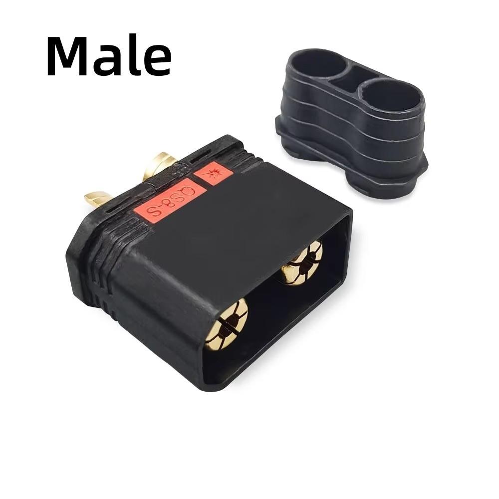 Anti Spark QS8-S Connector Gold Plated RC Accessories New QS8P-S Battery Plug  for RC Model Car