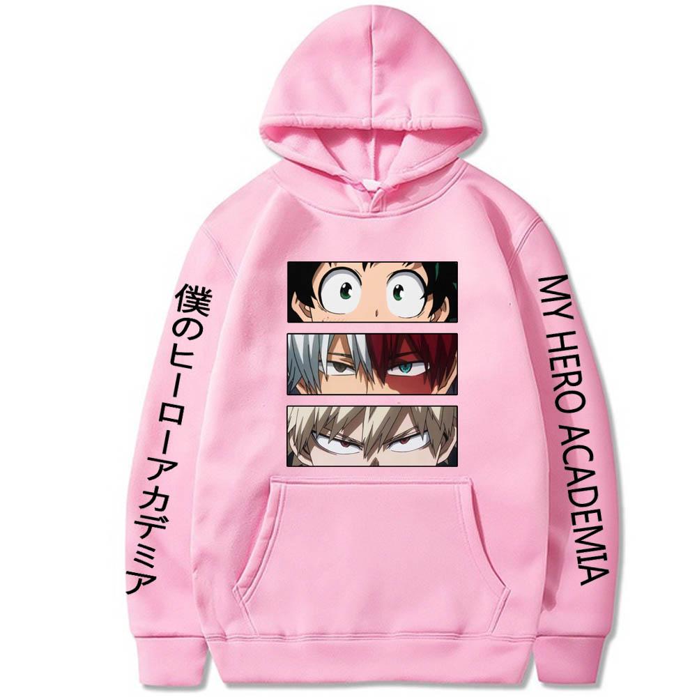 Япония Аниме Моя геройская академия Тодороки Сёто Графический принт Мужские и женские толстовки Boku No Hero Academia Уличная одежда Harajuku Толстовка
