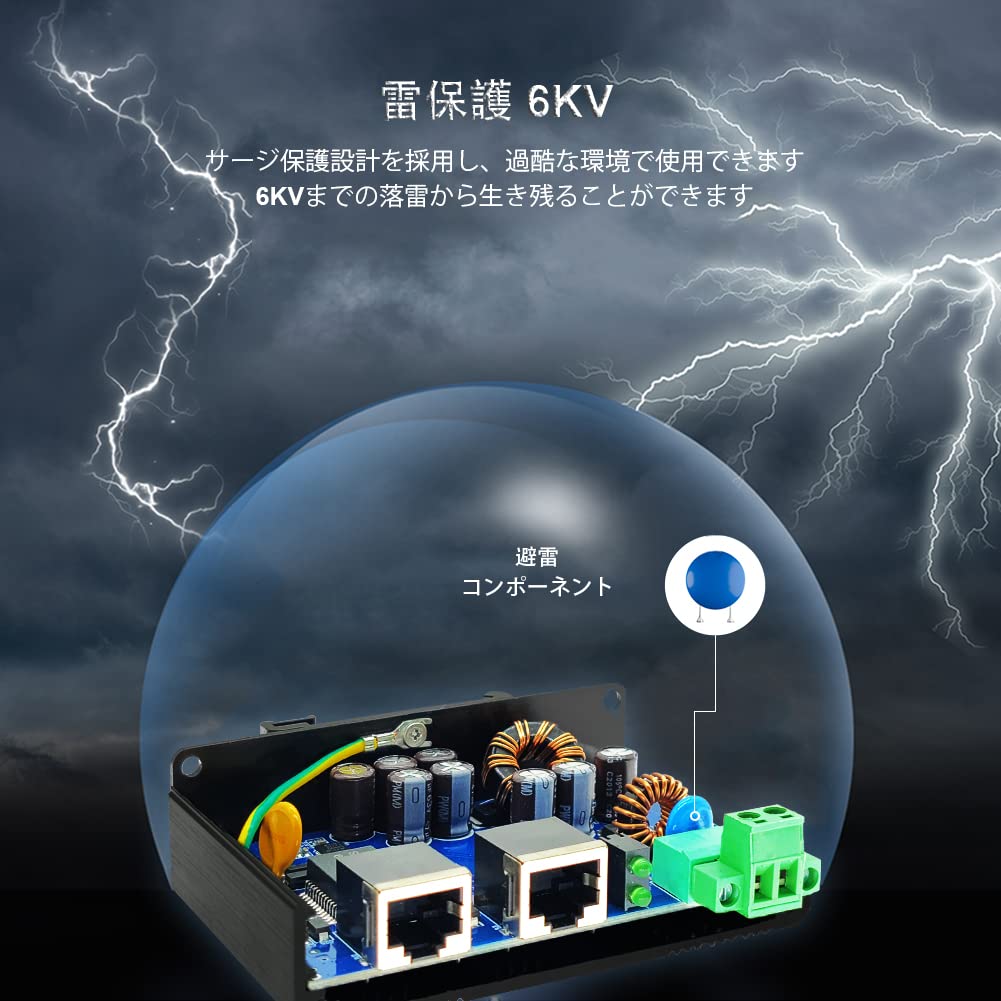 Steloproad промышленный гигабитный инжектор 48 В постоянного тока 95 Вт до 100 м выходной сигнал крепление на DIN-рейку закаленный высокомощный PoE-адаптер для CIP40 PoE++ PoE++ -40°C 80°