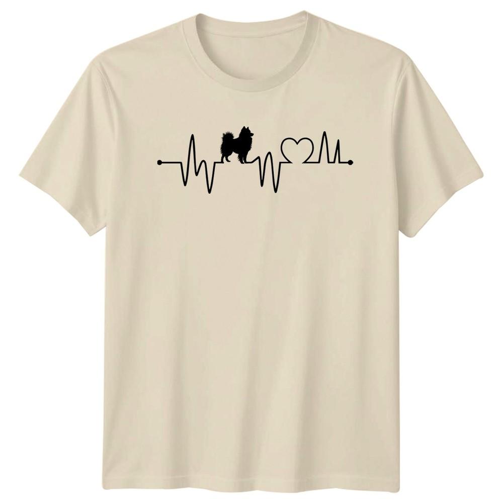 Heartbeat Dog TShirt Pomeranian Pet Lovers Birthday Gift For Him And Her