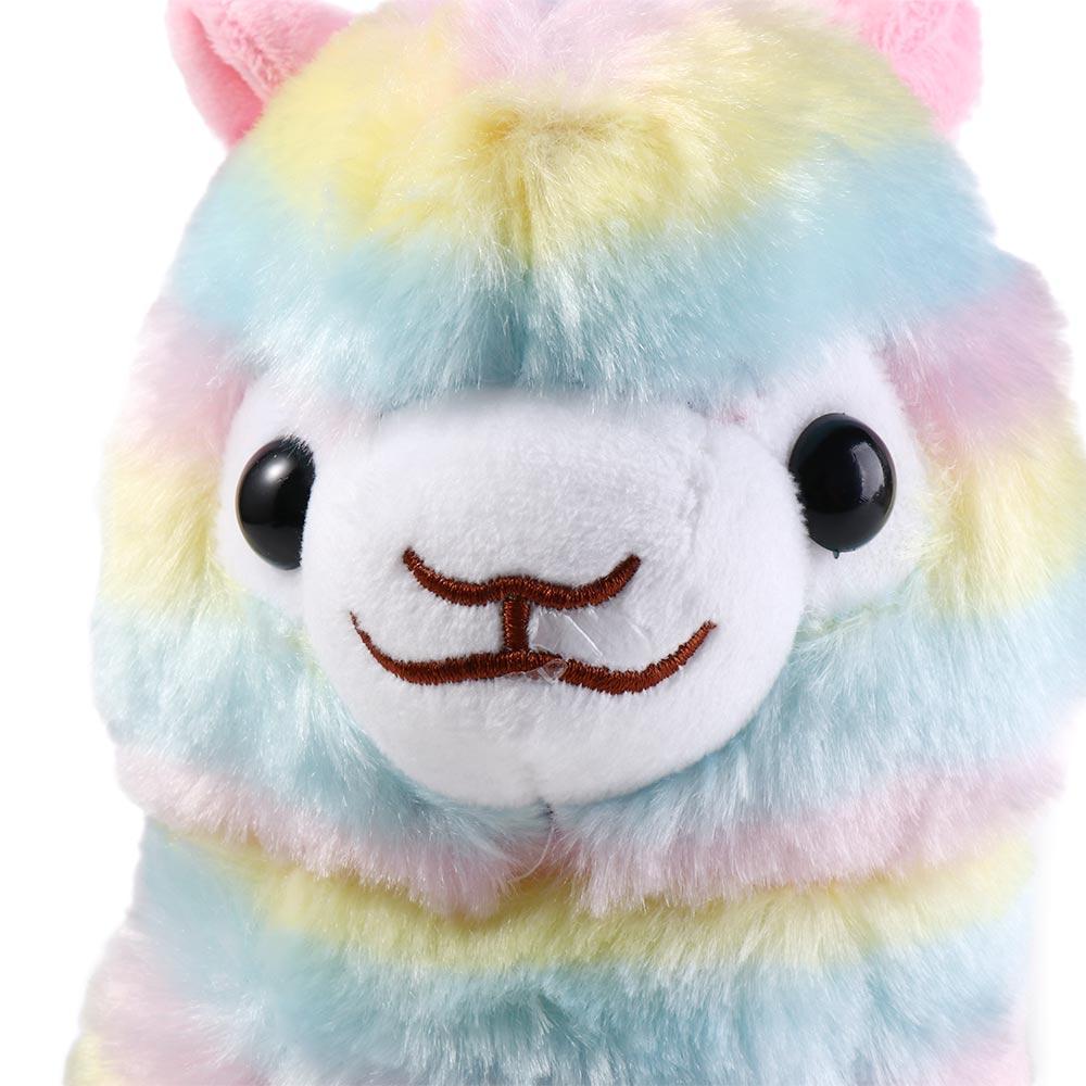 Gift Toy Doll Gift Alpaca Plush Doll Stuffed Plush Toys Colorful Alpaca Doll Home Soft Toys