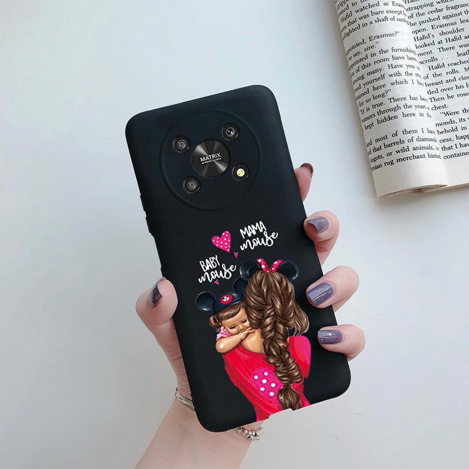 Case For Honor Magic 4 LITE X30 X9 5G Back Cover Super Mom Baby Fashion Girls Soft Phone Case Silicone Funda For Honor X30 Capa