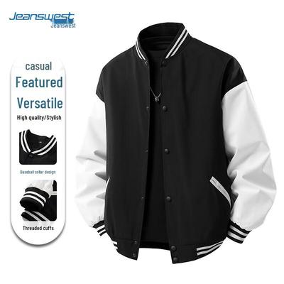 Унисекс Бейсбольная куртка-бомбер JEANSWEST с цветными блоками