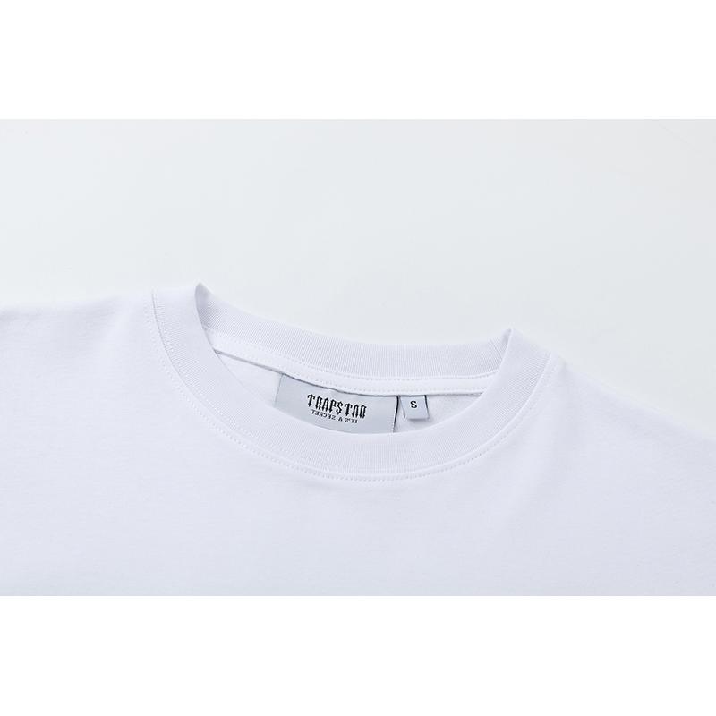 682 Trapstar London 2025 Summer New High Quality Cotton Round Neck Loose Large Size Men's and Women's T-shirt Couple T-shirt