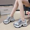 Mesh Versatile and Lightweight Dad Shoes Women's Shoes Spring New Thick-soled Heightening Casual Sports Shoes