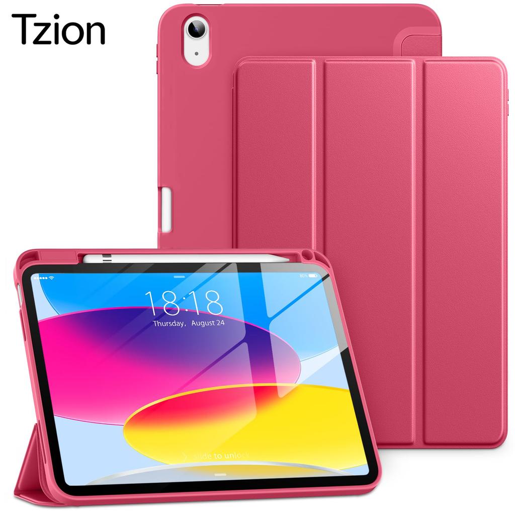 For iPad 11th Generation 11-inch (A16) / 10th Gen 10.9'' | Trifold Magnetic Flip Cover, Auto Wake/ Sleep Tablet Case