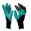 Garden Genie Gardening Gloves - Brand Garden Genie - With ABS Plastic Claws - Green Color