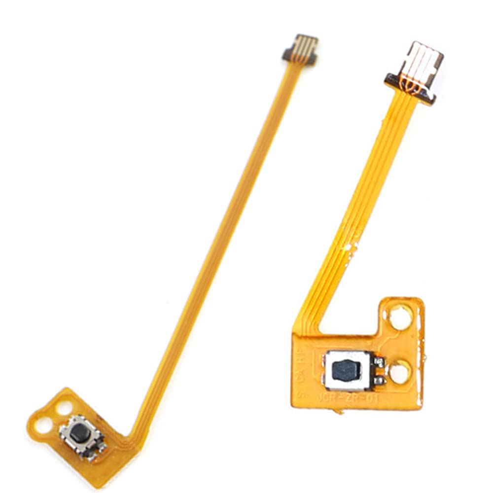 Запасные части Godrii совместимый с переключателем NS контроллер переключателя совместимый с Nintendo ZR ZL Key Button гибкий кабель 2 комплекта легко заменяемый Joy-Con