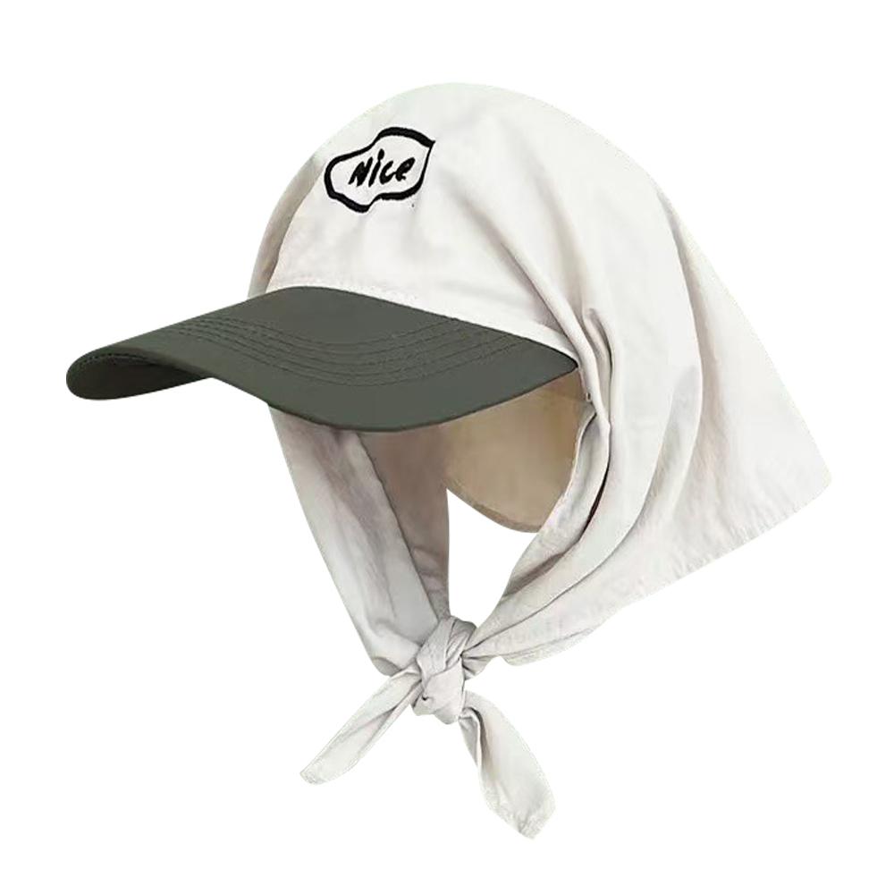 Triangular Headscarf Caps Quick Drying Peaked Cap Sunscreen Hats for Women Spring and Summer