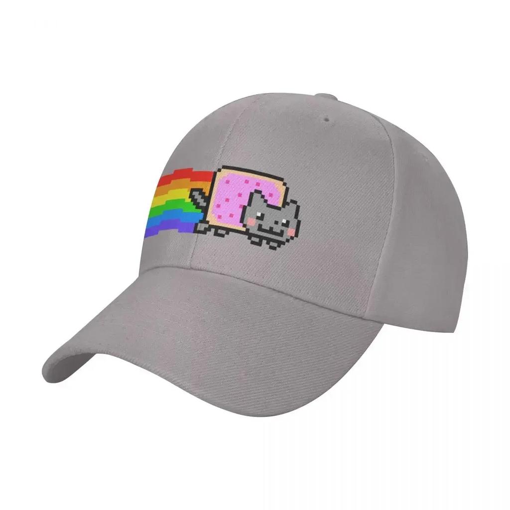 Rainbow cat meme Baseball Cap Beach Outing Visor Horse Hat Wild Ball Hat Golf WoUnisex Unisexs