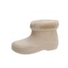 Rain Shoes Women's Short Water Boots Fashion Water Shoes Fleece Warm Low-top Adult Rain Boots Women's Work Waterproof Glue Shoes