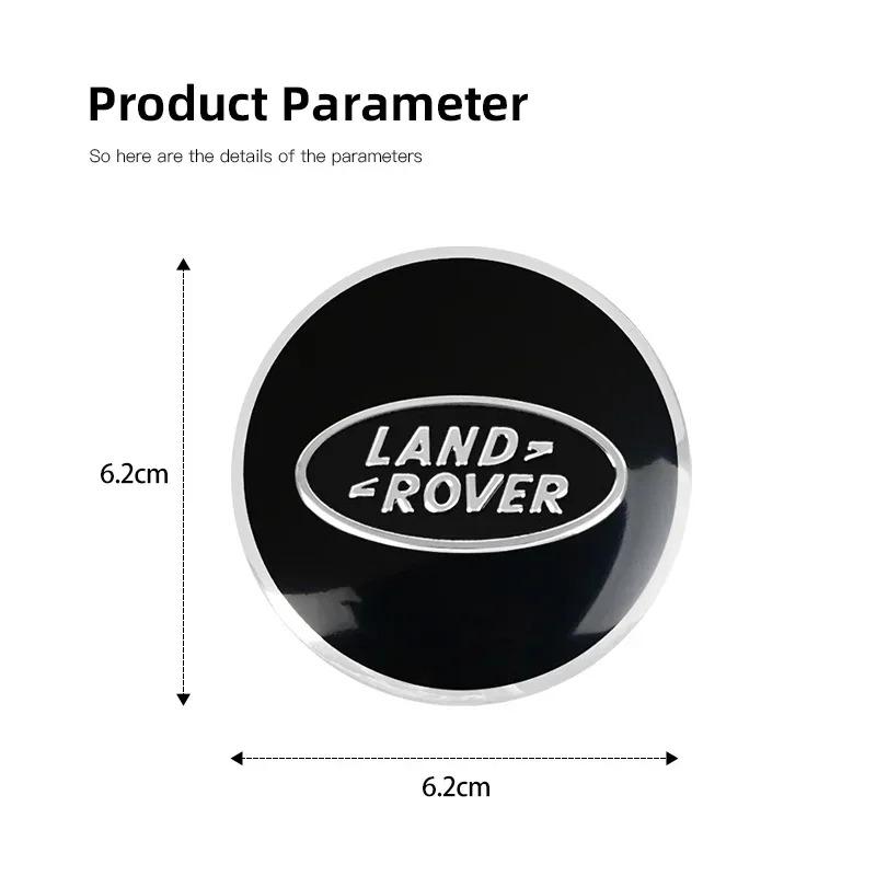 62MM Metal Car Wheel Hub Cover Wheel Center Protective Cover For Land Rover Discovery 2 3 4 Range Rover Freelander SV SVR Velar