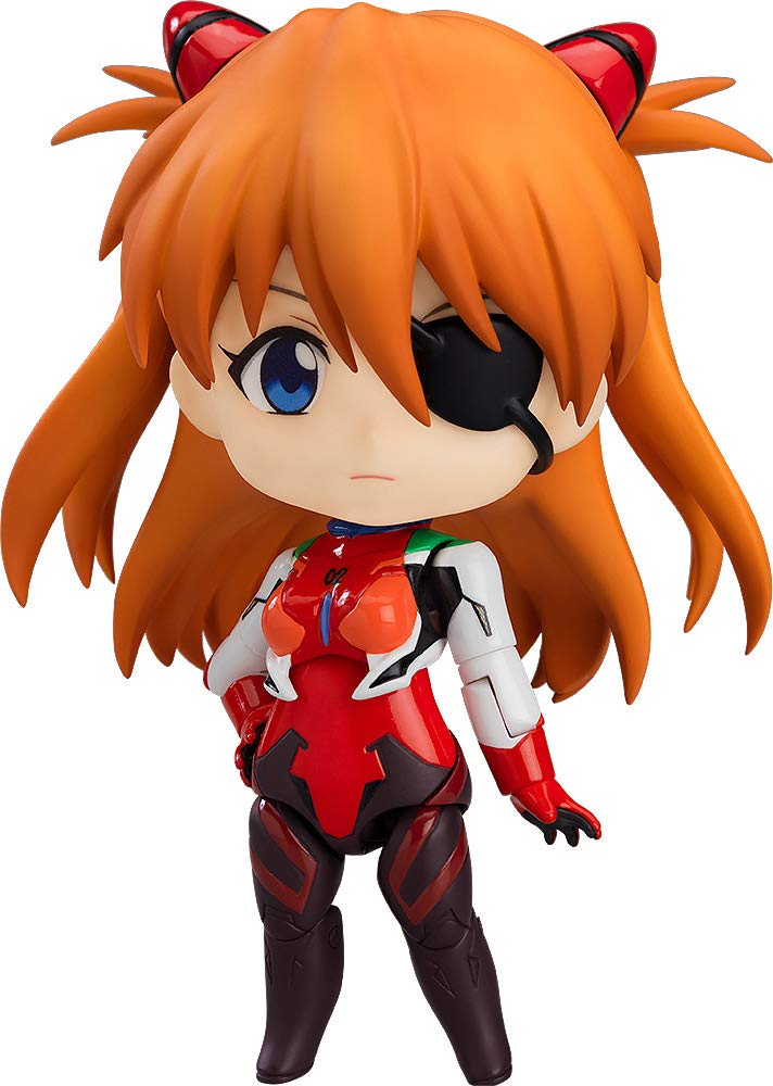 Nendoroid Новая Театральная Версия Сикинами Аска Лэнгли Пластиковая Экшн-фигурка Евангелион Версия. Немасштабированный предварительно окрашенный (переиздание)