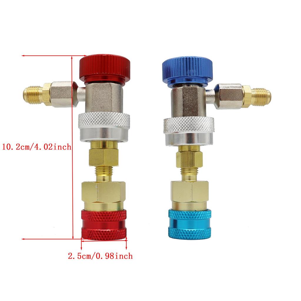Переходник быстрого соединителя R1234YF на R134A, переходник шланга с соединительным разъемом для зарядки переменного тока автомобильного кондиционера