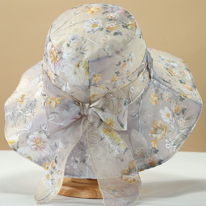 Женщины среднего и пожилого возраста;Шляпы весной и летом, мама;s Солнцезащитный козырек, тонкая дышащая шляпа для бассейна и летняя шляпа от солнца.