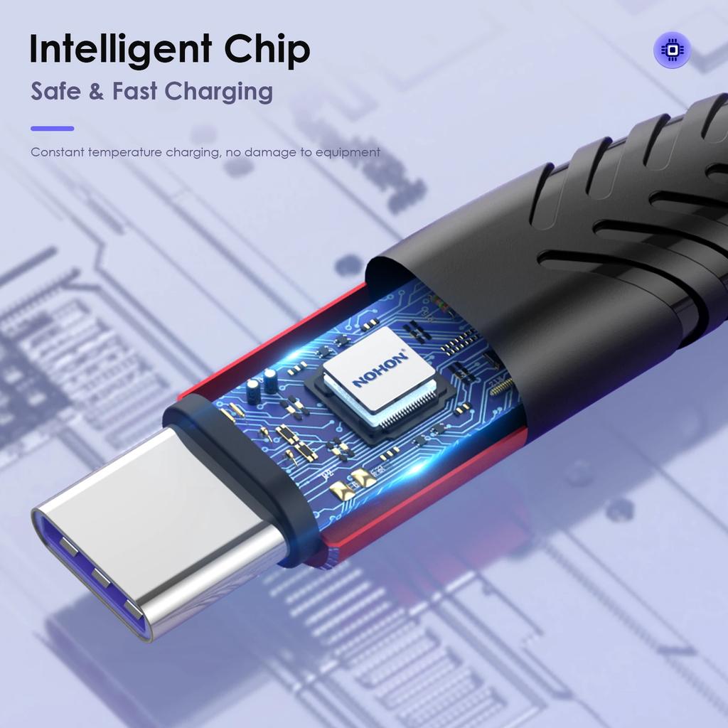 0.25m/1m/2m/3m 100W 7A Data Cables USB to Type C Super Data Cords Weaving USB C Wires Nylon Braided Wires Fast Charging Cables