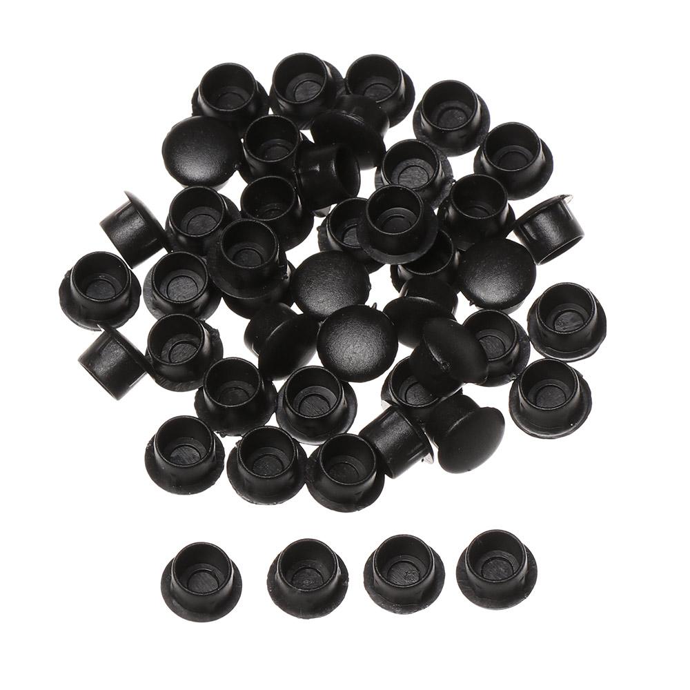 50Pcs Practical Exterior Hole Ornament Hardware Screw Decor Furniture Hole Covers Protective Cap Dust Plug Stopper