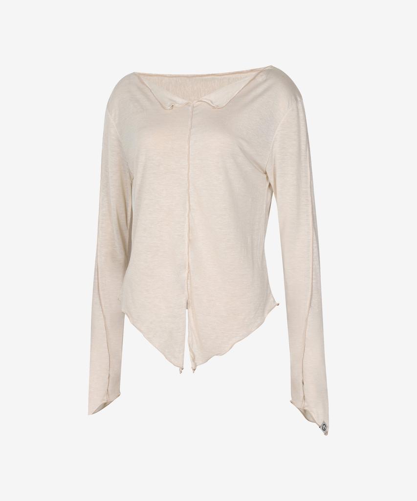 GRANDE LINE Slit Tie-Up Long Sleeve_5 Colors
