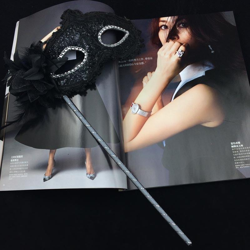 Цветочная ручная маска для женщин и девочек, венецианская принцесса, маскарадные маски