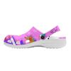 White Color Printed EVA Clogs Women Men Lightweight Breathable Garden Shoes Slip On Beach Pool Bathroom Home Sandals