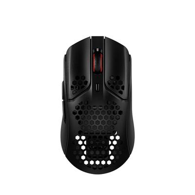 HYPERX Беспроводная игровая мышь Pulsefire Haste для геймеров, сверхлегкая конструкция с шестигранным корпусом, 61 грамм, черная, гарантия 2 года 4P5D7AA