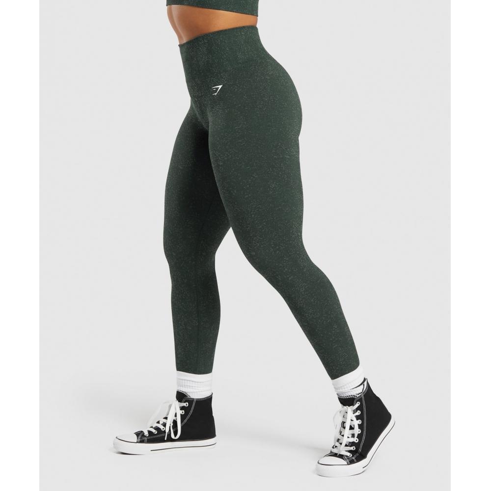 Gymshark Адаптируйте бесшовные леггинсы Fleck Victory Green Unit Green B2a1b Ecvn