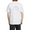 Adidas T Shirts Men's White Crew Neck Moderate IZ0465